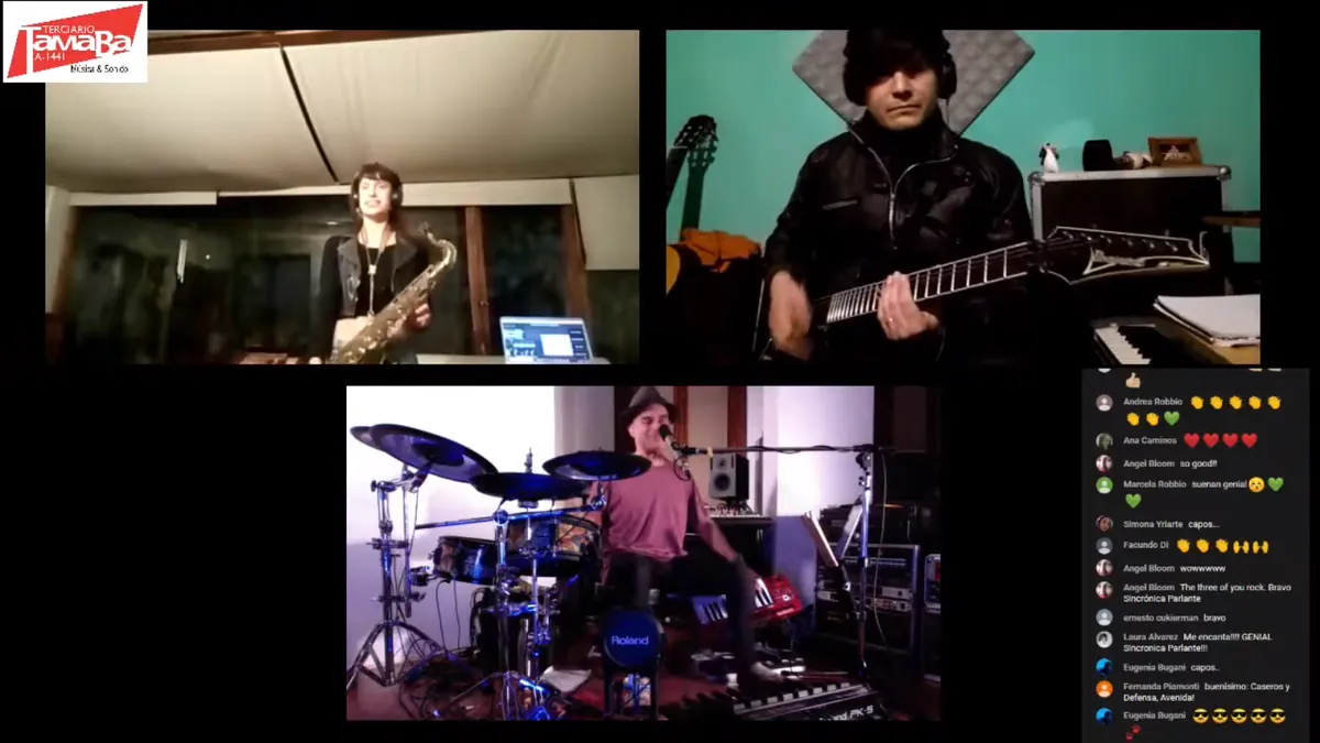 Concierto por streaming producido por estudiantes de TAMABA