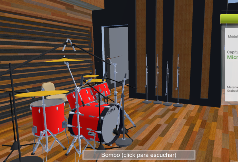 sala de grabación mics II